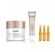 Набір - Babe Laboratorios Live Your Age (f/cr/50ml+eye/cor/15ml+ampulas/7x2ml) — фото N2