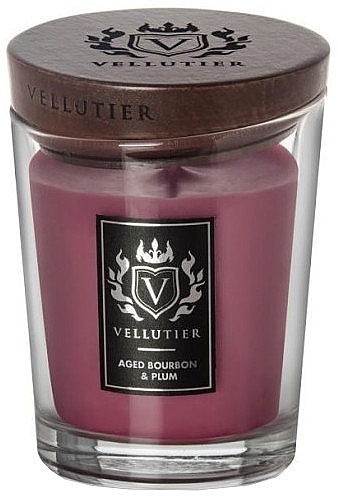 Ароматическая свеча "Выдержанный бурбон и слива" - Vellutier Aged Bourbon & Plum — фото N2