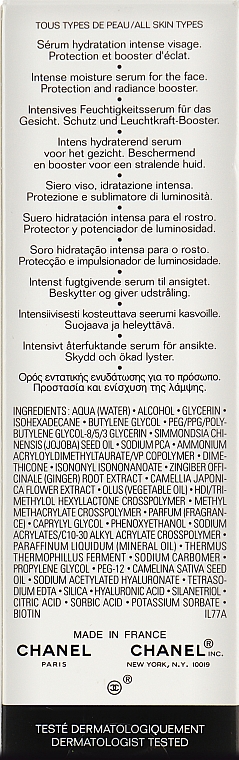 Увлажняющая сыворотка для защиты и сияния кожи - Chanel Hydra Beauty Serum Hydration Protection Radiance — фото N3