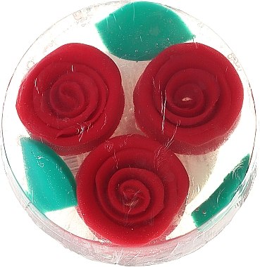 Натуральное глицериновое мыло "Красная роза" - Bulgarian Rose Rosa Fantasy Soap — фото N1