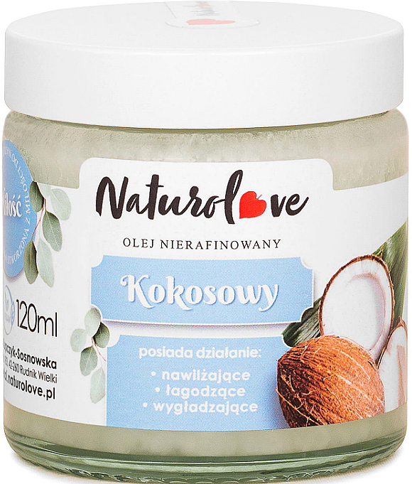 Нерафинированное кокосовое масло - Naturolove Unrefined Coconut Oil — фото N1