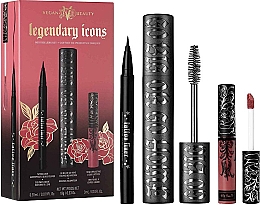 Духи, Парфюмерия, косметика Набор - KVD Legendary Icons Bestseller Set(Liner/0.55ml + brsh/10g + liq/pomade/3ml)