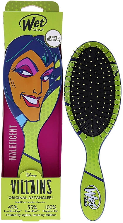 Расческа для волос - Wet Brush Original Detangler Disney Villains Brush Maleficent — фото N2