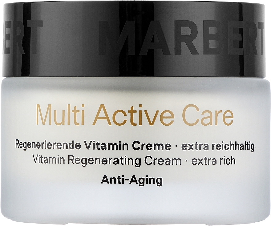 Відновлювальний вітамінний крем для обличчя - Marbert Multi Active Care Vitamin Regenerating Cream Extra Rich — фото N1