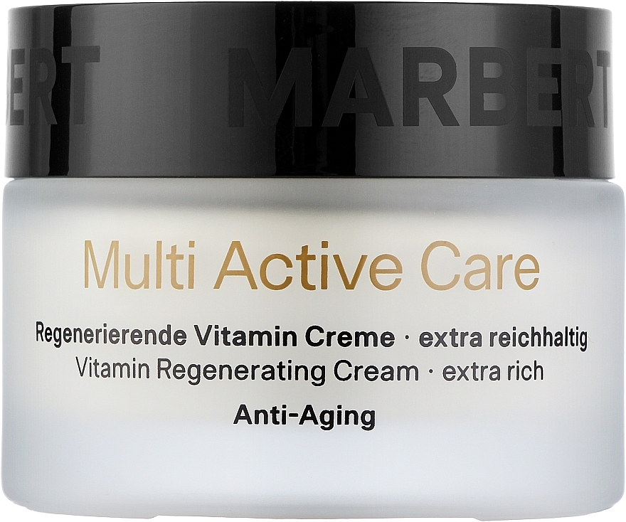 Восстанавливающий витаминный крем для очень сухой кожи - Marbert Multi Active Care Vitamin Regenerating Cream Extra Rich — фото N1