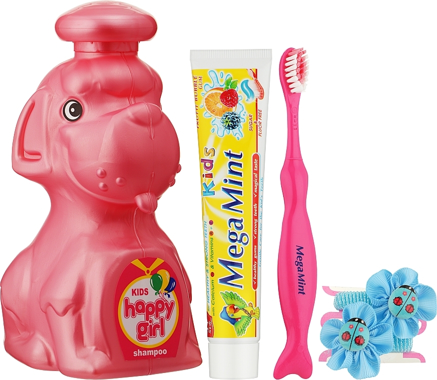 Набор - Sts Cosmetics Aquerelle Kids (sh/500ml + toothpaste/50ml + toothbrush/1шт + hair)