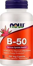 Парфумерія, косметика Вітаміни В-50 у капсулах - Now Foods Vitamin B-50 Capsules