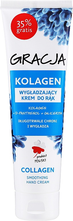 Розгладжуючий крем для рук з колагеном - Miraculum Gracja Collagen Hand Cream