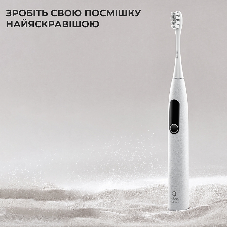 Розумна зубна щітка Oclean X Pro Elite Set Grey, 8 насадок, футляр - Oclean X Pro Elite Set Electric Toothbrush Grey — фото N13