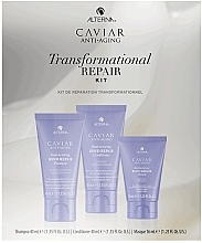 Набір - Alterna Caviar Anti Aging Trasformational Repair Kit (shampoo/mini/40ml + h/cond/mini/40ml + h/mask/mini/36ml) — фото N2