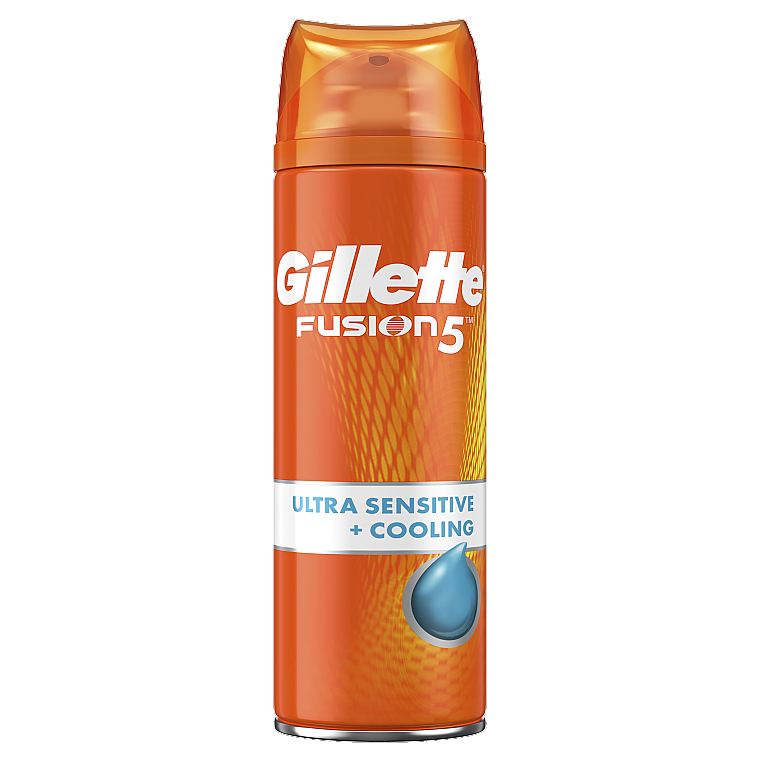 Гель для бритья для чувствительной кожи с эффектом охлаждения - Gillette Fusion 5 Ultra Sensitive + Cooling Shave Gel