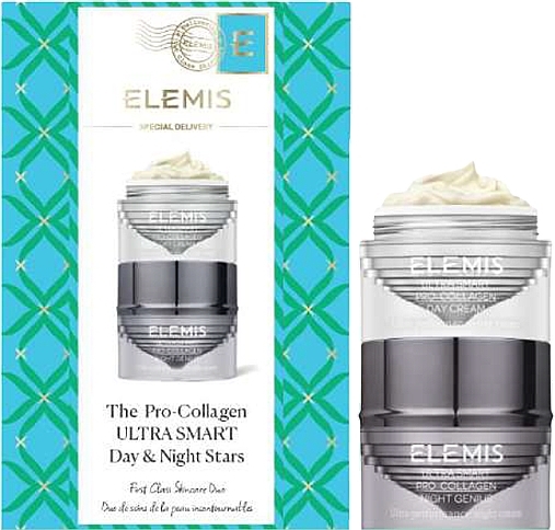 Набір - Elemis The Pro-Collagen Ultra Smart Day And Night Stars (cr/2x10ml) — фото N1