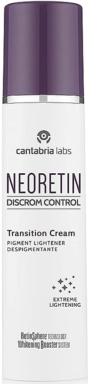 Омолоджувальний крем-транзит з ретинолом - Cantabria Labs Neoretin Discrom Control Transition Cream — фото N1