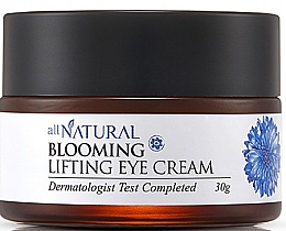 Високоінтенсивний освітлювальний крем для шкіри навколо очей з ефектом ліфтингу - All Natural Blooming Lifting Eye Cream — фото N1