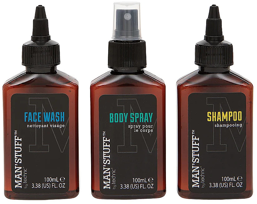 Набір - Man'Stuff The Trio (shm/100ml + f/wash/100ml + b/spray/100ml) — фото N2