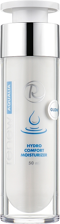 Зволожувальний крем для обличчя з ілюмінувальним ефектом - Renew Aqualia Hydro Comfort Glow Moisturizer