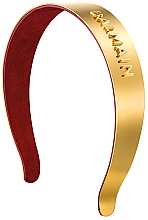 Духи, Парфюмерия, косметика Ободок для волос, золото - Balmain Paris Hair Couture Limited Edition Metal Headband Large Gold FW20