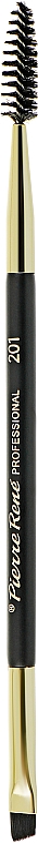 Пензлик для брів 201, 14 см - Pierre Rene Eyebrow Brush — фото N1