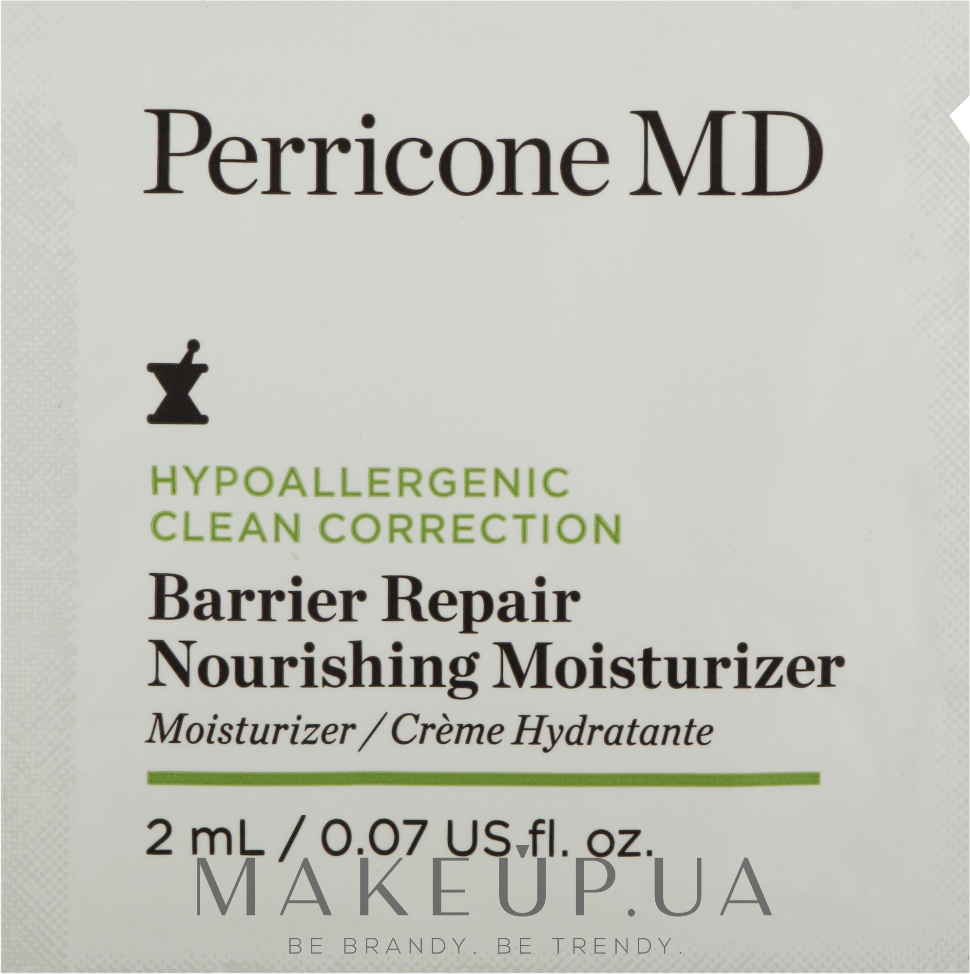 Зволожувальний крем для обличчя - Perricone MD Hypoallergenic Clean Correction Barrier Repair Nourishing Moisturizer (пробник) — фото 2ml