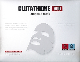 Парфумерія, косметика Антиоксидантна тканинна маска з глутатіоном і вітамінами - Medi-Peel Bio-Intense Glutathione White Ampoule Mask