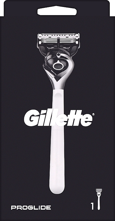 Бритвенный станок с 1 сменныой кассетой - Gillette ProGlide Monochrome — фото N1