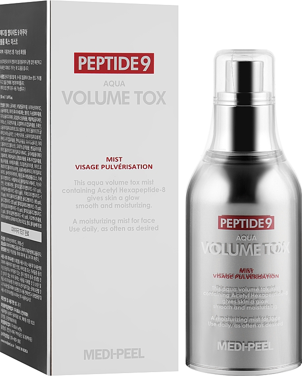 Зволожувальний міст для обличчя з ліфтинг-ефектом - Medi Peel Peptide 9 Aqua Volume Tox Mist — фото N2