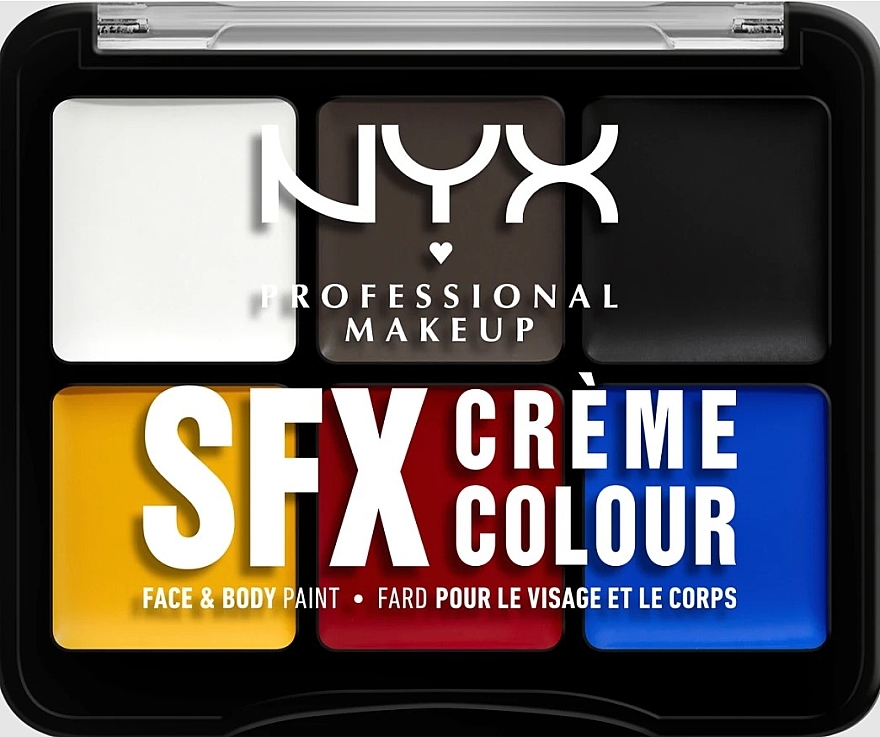 Палітра для макіяжу очей, обличчя й тіла - NYX Professional Makeup SFX Face & Body Paint Palette — фото N1