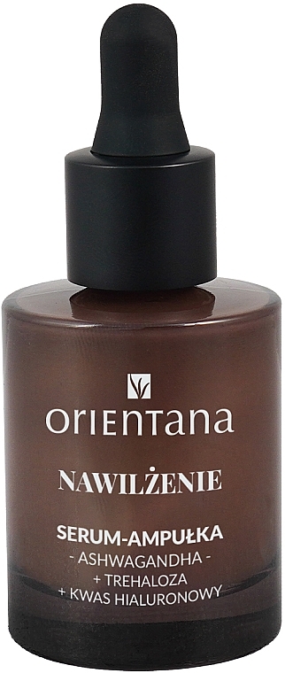 Увлажняющая ампульная сыворотка для лица - Orientana Ashwagandha Trehalose Hyaluronic Acid Moisturizing Serum-Ampoule — фото N2