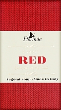 Духи, Парфюмерия, косметика Мыло натуральное "Итальянские ткани. Красное" - Florinda Fabric Red Natural Soap