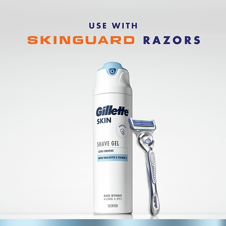УЦЕНКА Гель для бритья - Gillette Fusion 5 Ultra Sensitive Shave Gel * — фото N6