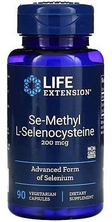 Харчова добавка "Se-метил-L-селеноцистеїн", 200 мкг - Life Extension Se-Methyl L-Selenocysteine 200mcg — фото N1