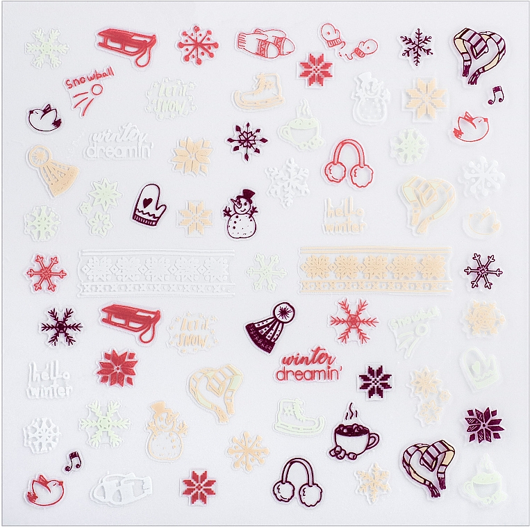 Наклейки для нігтів - Essence Winter Dreamin Nail Sticker — фото N2