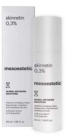 Интенсивный антивозрастной крем - Mesoestetic Skinretin 0,3% Intensive Antiaging Cream — фото N1