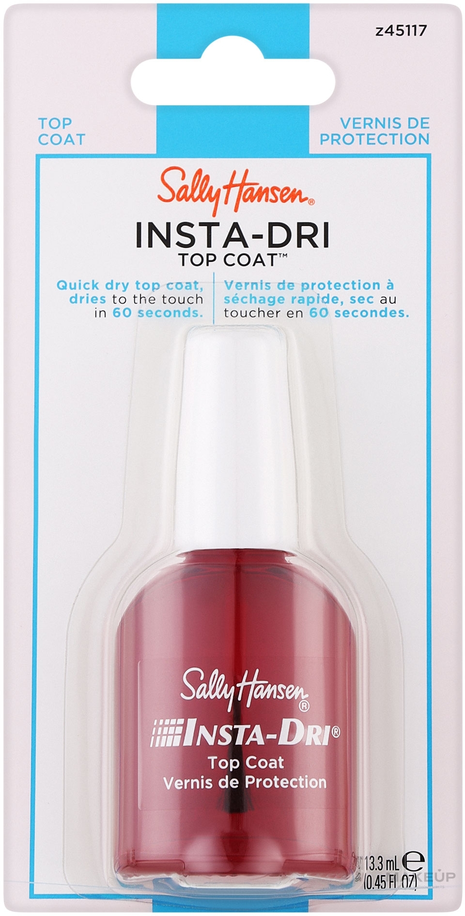 Верхнє покриття для закріплення лаку проти розшарування - Sally Hansen Insta-Dri Top Coat — фото 13.3ml