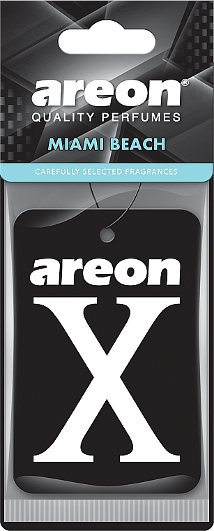 Ароматизатор "Пляж Майами" - Areon X Quality Perfumes Miami Beach — фото N1