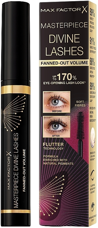 Тушь для ресниц - Max Factor Masterpiece Divine Lashes Volumising Mascara — фото N2