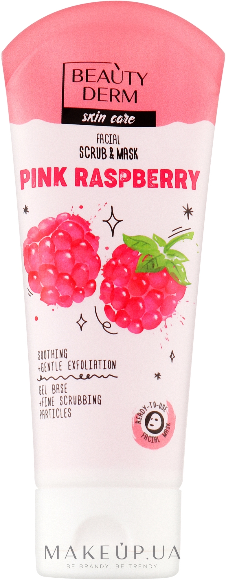 Маска-скраб для лица "Pink Raspberry" - Beauty Derm Facial Scrub & Mask — фото 75ml