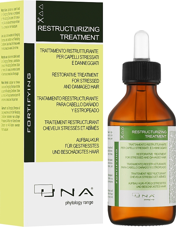 Комплекс для восстановления ослабленных и поврежденных волос - Una Restructurizing Treatment — фото N4