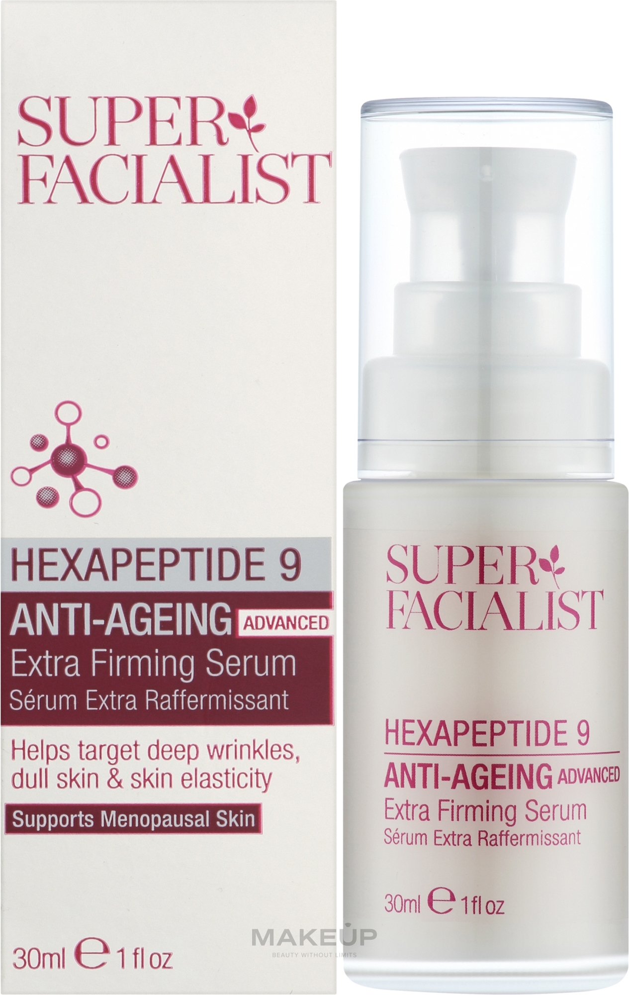 Сыворотка антивозрастная для лица - Super Facialist Hexapeptide 9 Anti-Ageing Advanced Extra Firming Serum  — фото 30ml