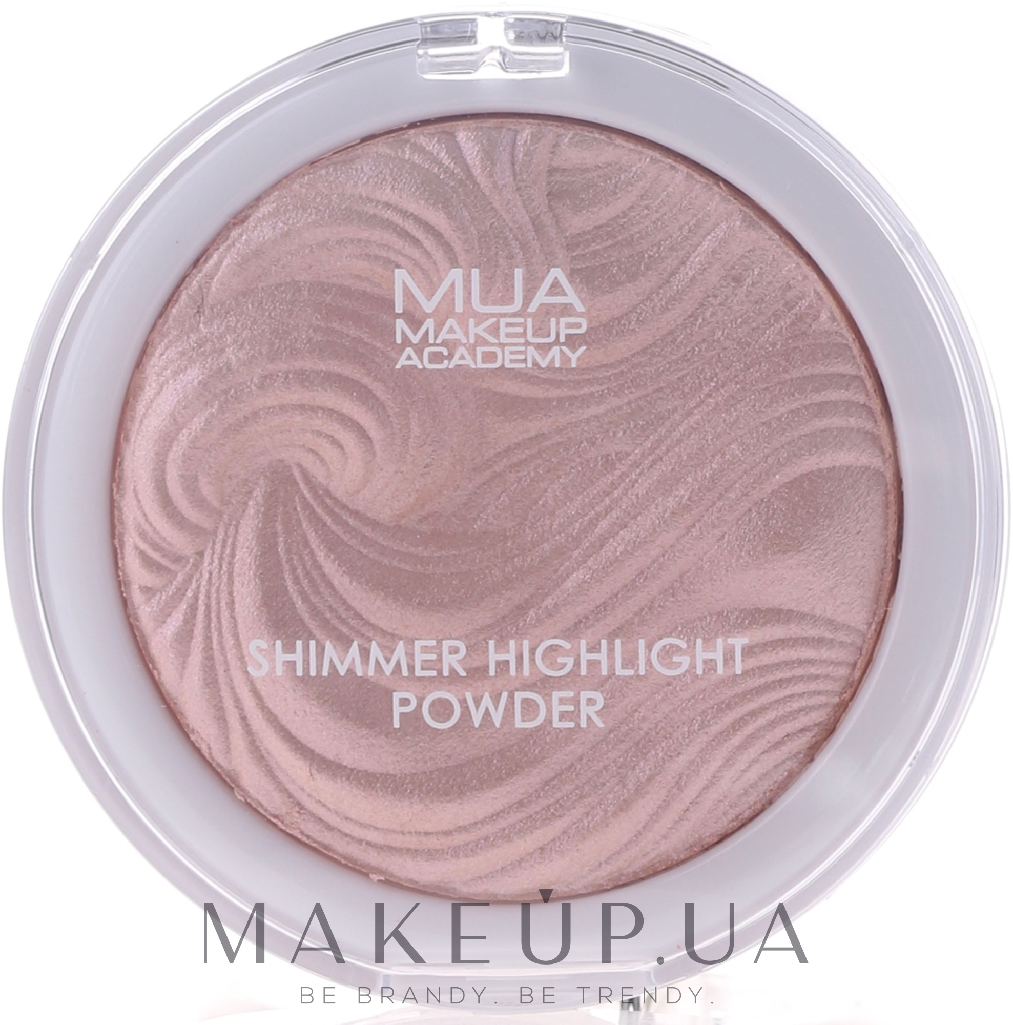 Хайлайтер для лица - MUA Undress Your Skin Shimmer Highlighter Powder — фото Pink Shimmer