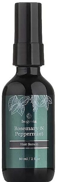 УЦІНКА Сироватка для волосся "Rosemary Peppermint" - Bogenia Hair Serum * — фото N1