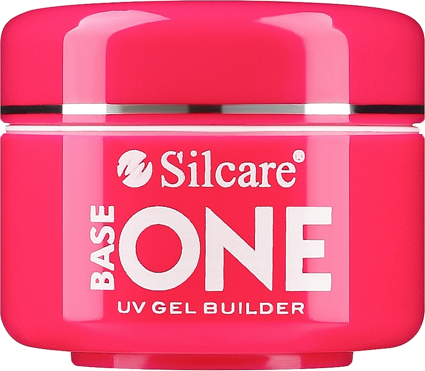 Камуфлирующий гель для ногтей - Silcare Base One UV Gel Builder Cover Medium