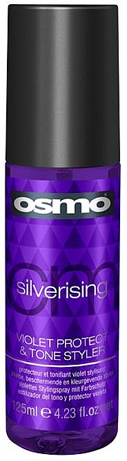 Спрей-нейтралізатор жовтизни - Osmo Silverising Violet Protect & Tone Styler — фото N1
