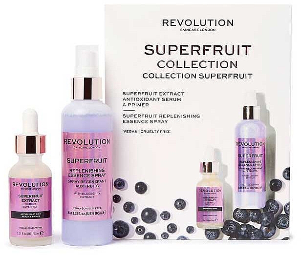 Набор - Revolution Skincare Superfruit Serum&Spritz Set (spray/100ml + serum/30ml) — фото N1