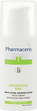 Парфумерія, косметика Нормалізуючий матуючий крем - Pharmaceris T Sebostatic Normalizing Matifying Anti-Acne Cream SPF20 