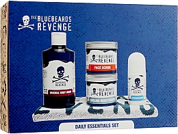 Духи, Парфюмерия, косметика Набор - The Bluebeards Revenge Daily Essentials Set (b/wash/300ml + f/sc/150ml + f/cr/150ml + deo/stick/50ml + towel)