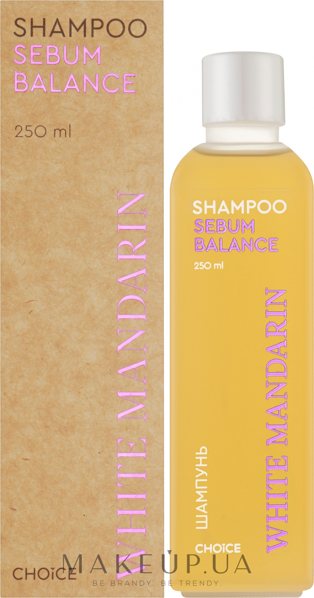 Шампунь для жирного волосся - White Mandarin Sebum Balance Shampoo — фото 250ml