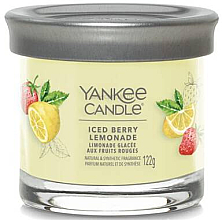 Парфумерія, косметика Ароматична свічка в склянці "Iced Berry Lemonade" - Yankee Candle Singnature Tumbler
