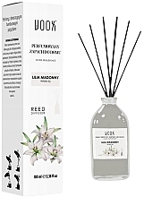 Аромадиффузор "Белая лилия" - Loris Parfum Woox Reed Diffuser White Lily — фото N1