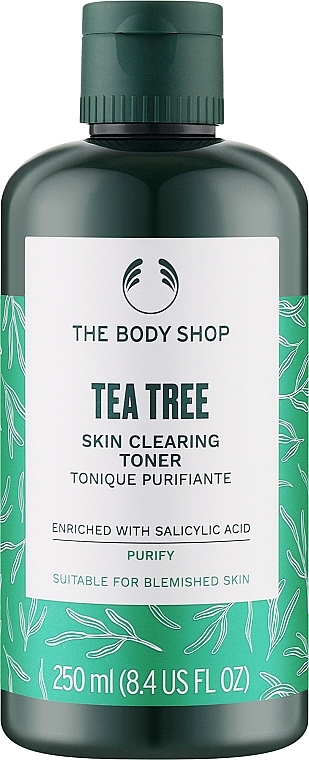 Тонік для обличчя "Чайне дерево" - The Body Shop Tea Tree Skin Clearing Toner Vegan — фото N1